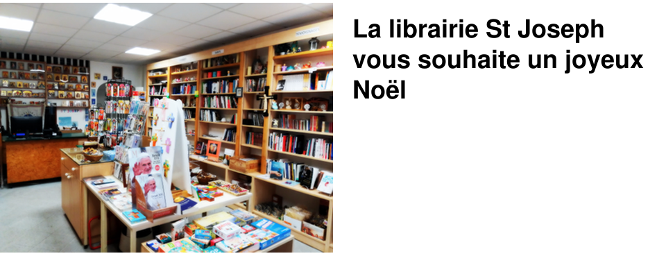 La librairie St Joseph vous souhaite un joyeux No�l
